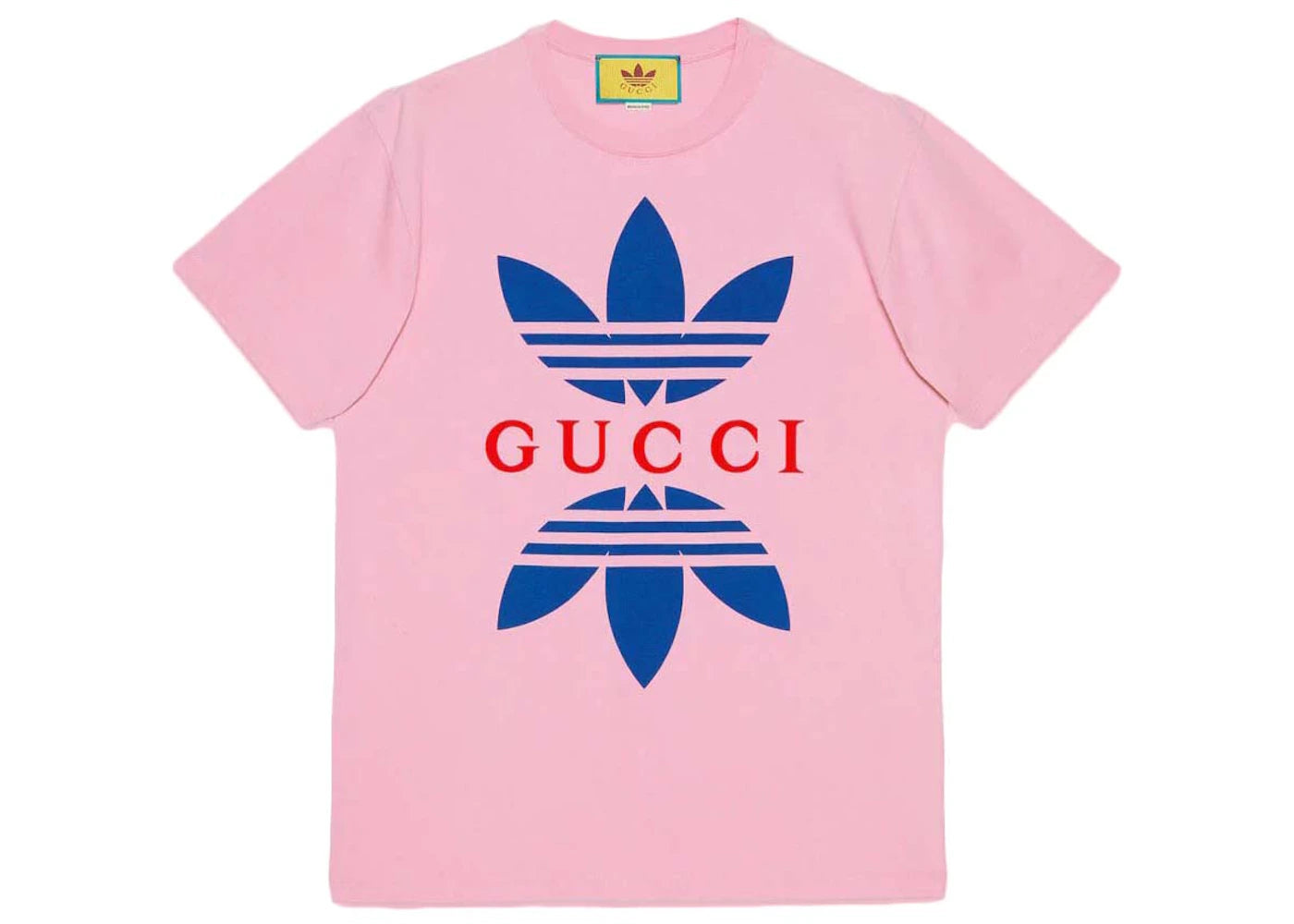 Gucci x adidas Cotton Jersey T-Shirt Light Pink