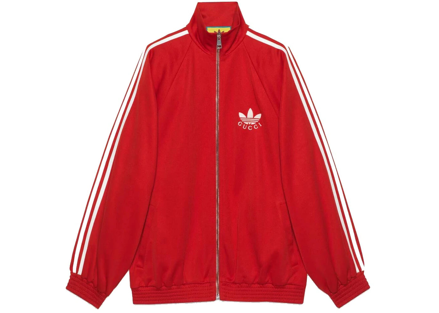 Gucci x adidas Cotton Jersey Zip Jacket Bright Red