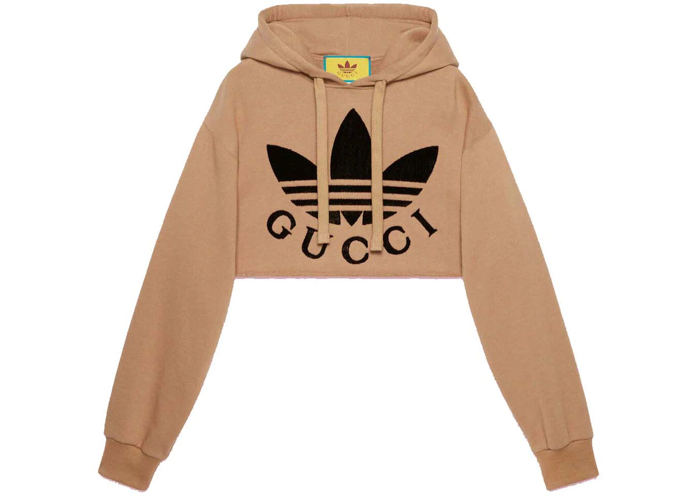 Gucci x adidas Cropped Sweatshirt Beige
