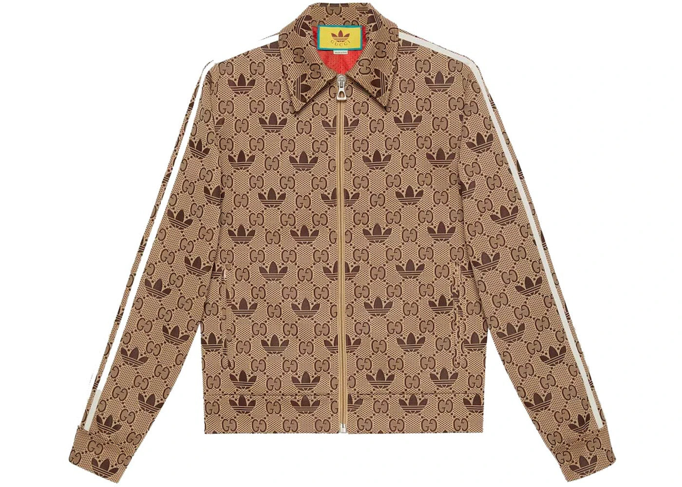 Gucci x adidas GG Trefoil Zip Jacket Beige/Ebony