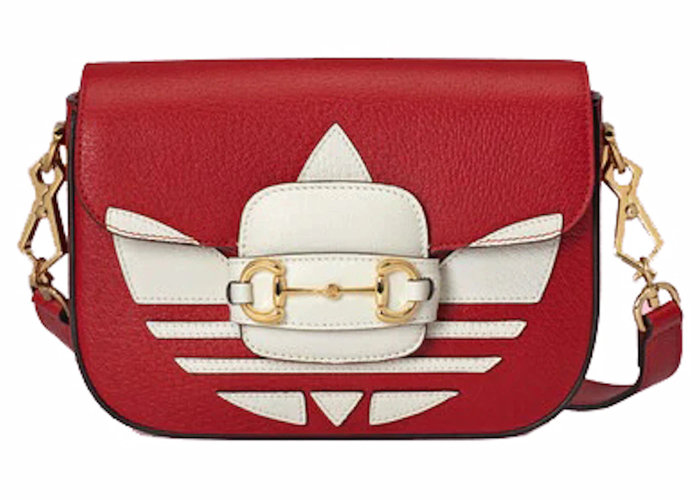 Gucci x adidas Horsebit 1955 Shoulder Bag Red