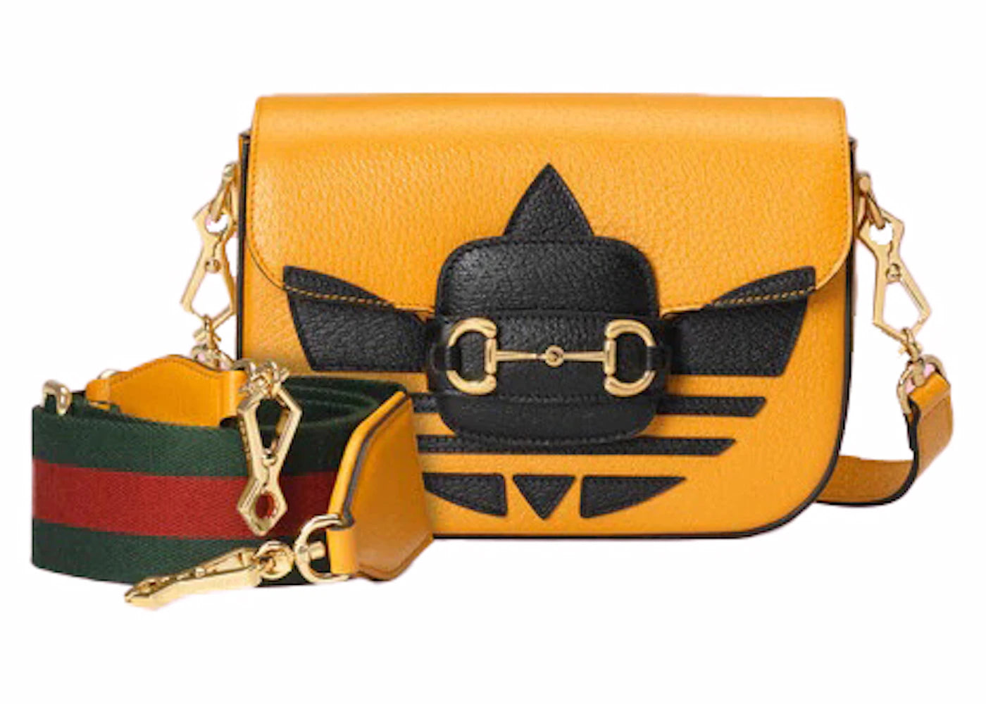 Gucci x adidas Horsebit 1955 Shoulder Bag Yellow/Black