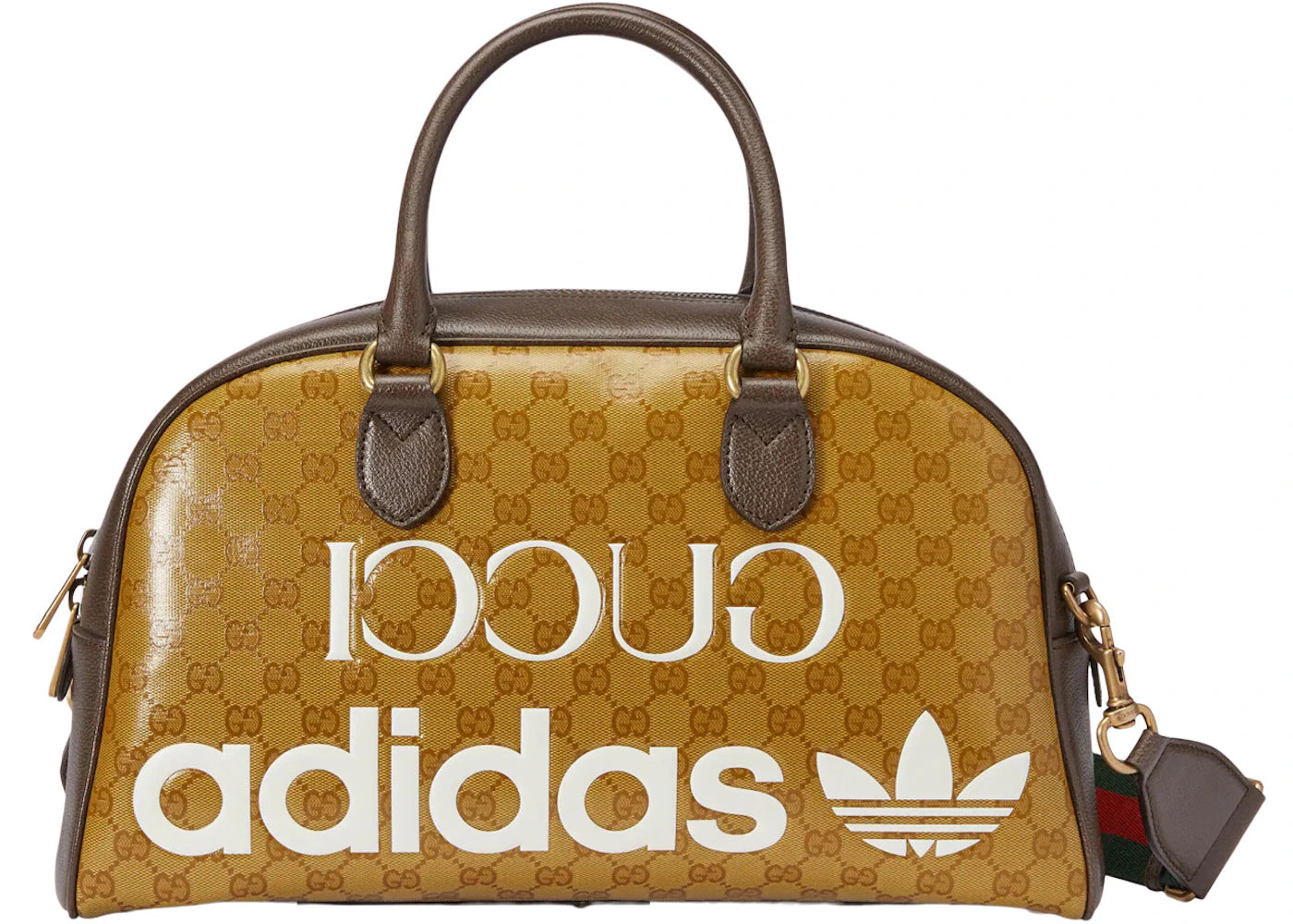 Gucci x adidas Medium Duffle Bag Beige/Brown