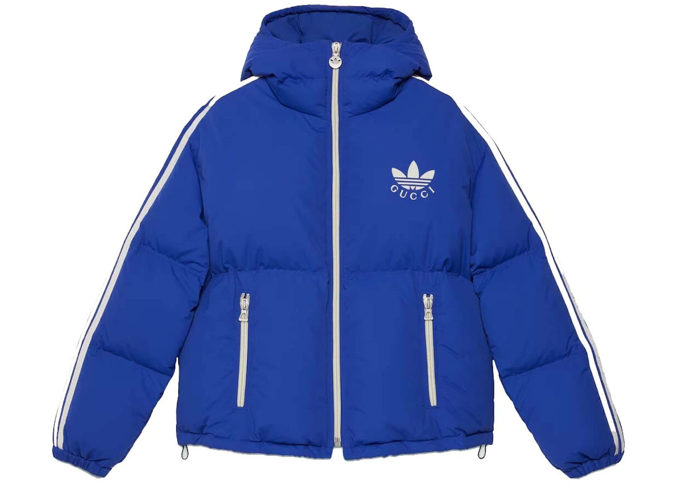 Gucci x adidas Nylon Down Jacket Blue