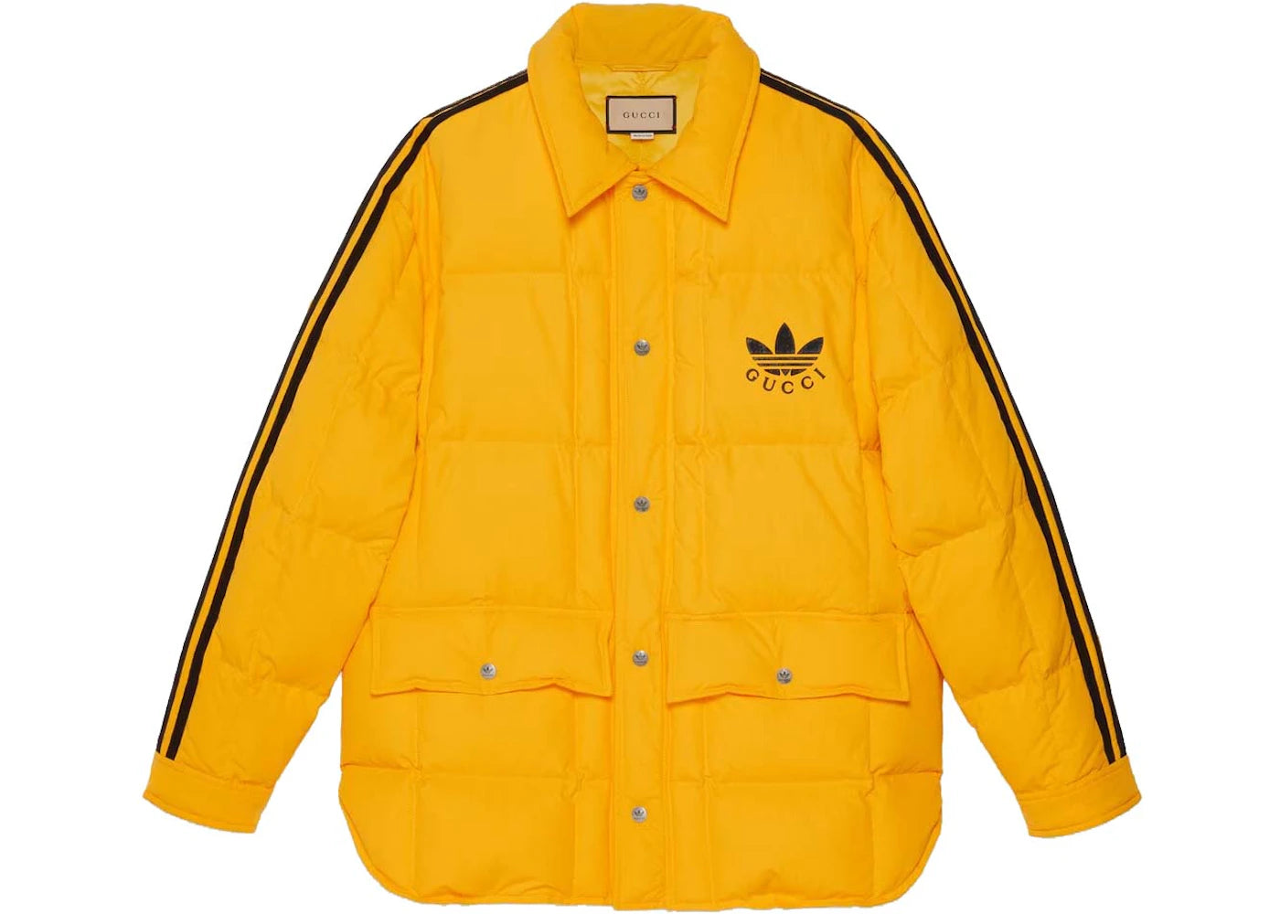 Gucci x adidas Nylon Down Jacket Yellow