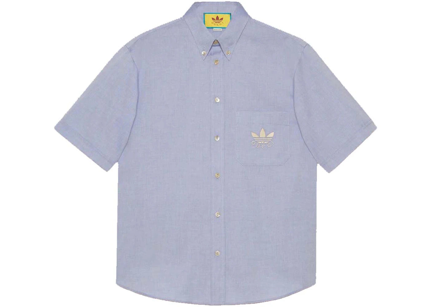 Gucci x adidas Oxford Cotton Shirt Light Blue