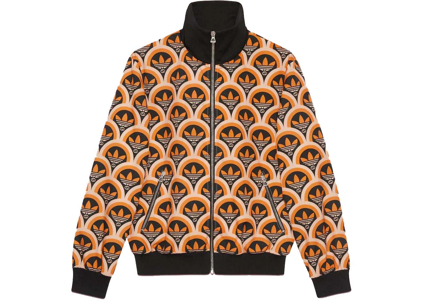 Gucci x adidas Trefoil Print Jacket Orange/Black