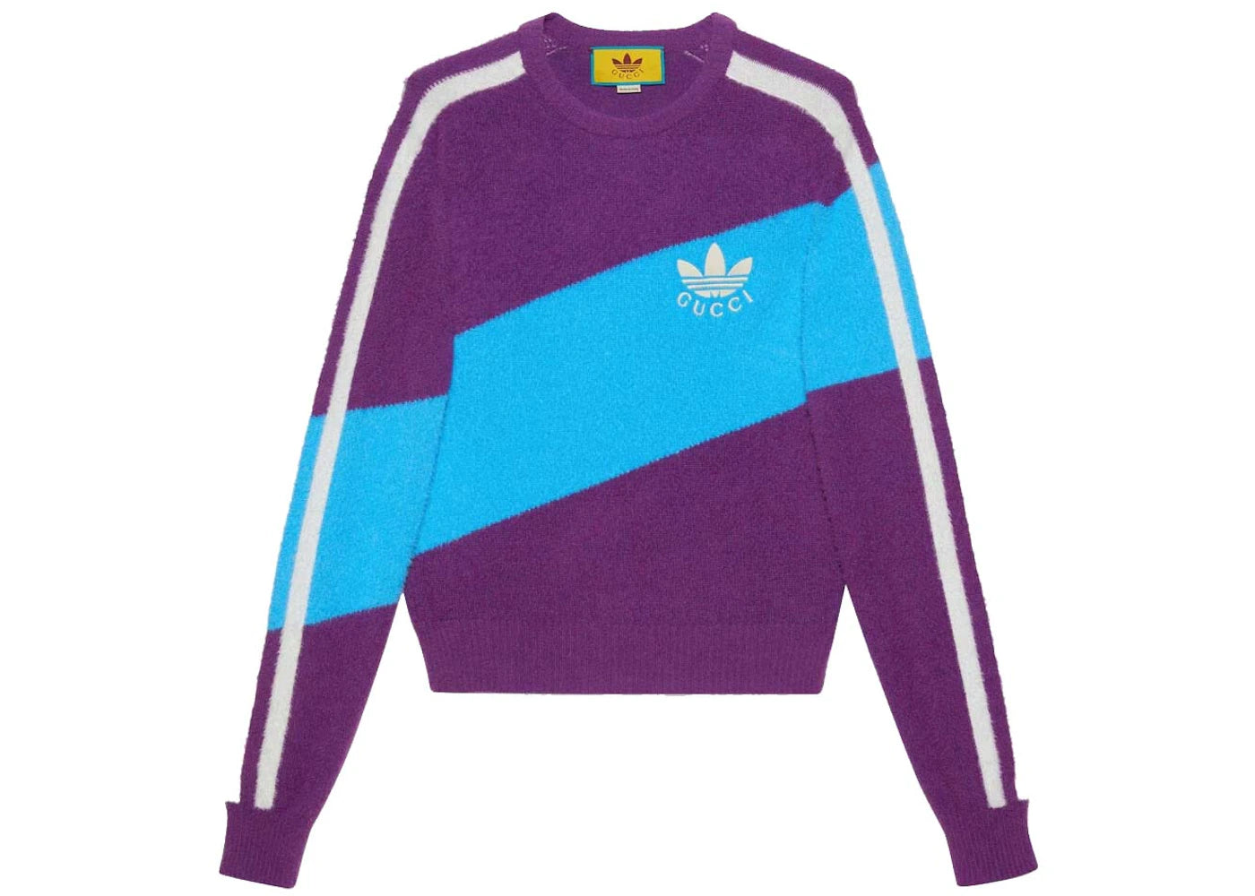 Gucci x adidas Wool Shirt Purple/Light Blue
