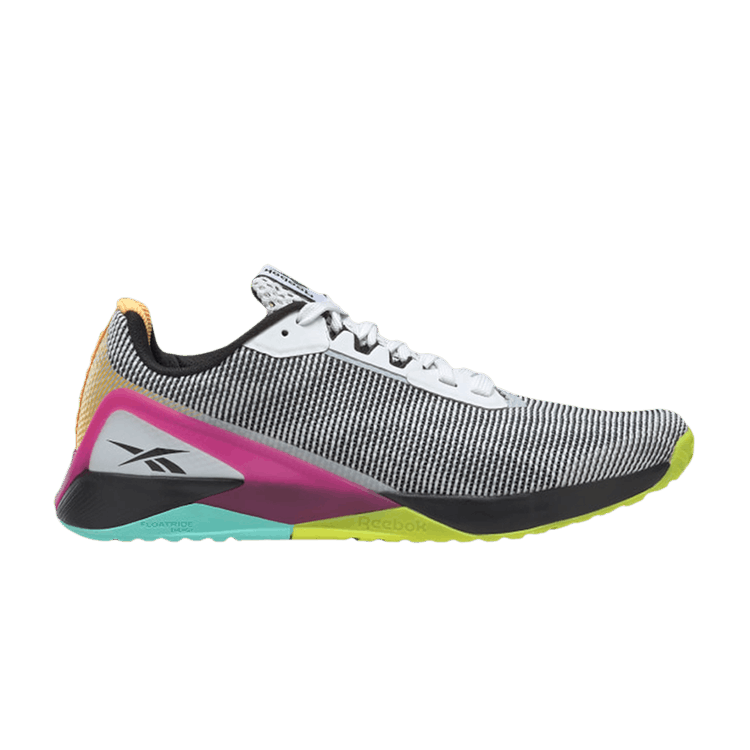 Reebok Nano X1 Grit White Black Pursuit Pink (Women's)