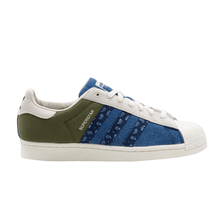 adidas Superstar Olive Denim