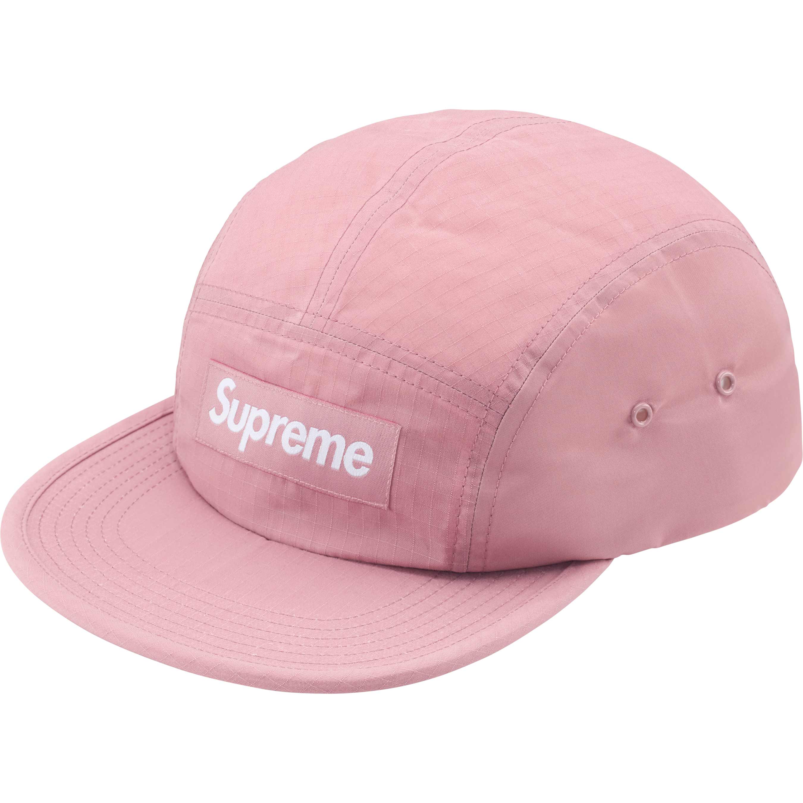 Supreme Waxed Ripstop Camp Cap - Light Pink