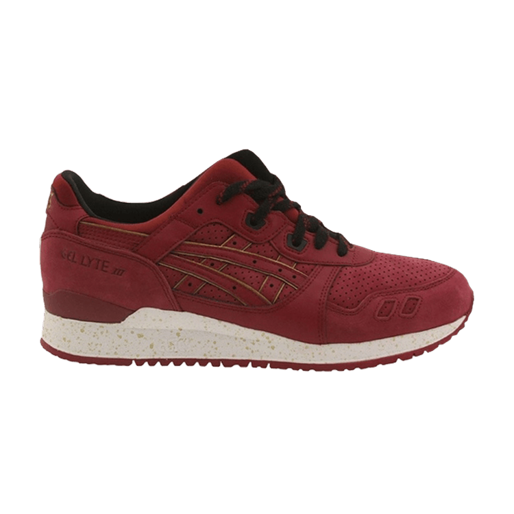 ASICS Gel-Lyte III Burgundy Speckled Midsole