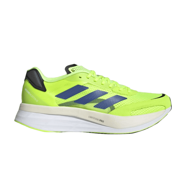 adidas Adizero Boston 10 Signal Green Sonic Ink