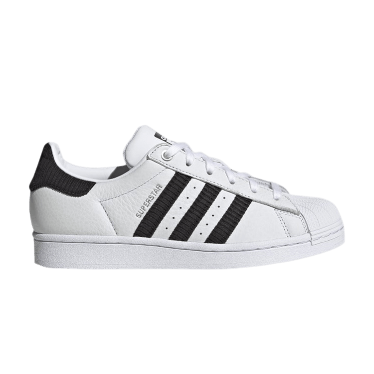 adidas Superstar Black Corduroy Stripes (Women's)