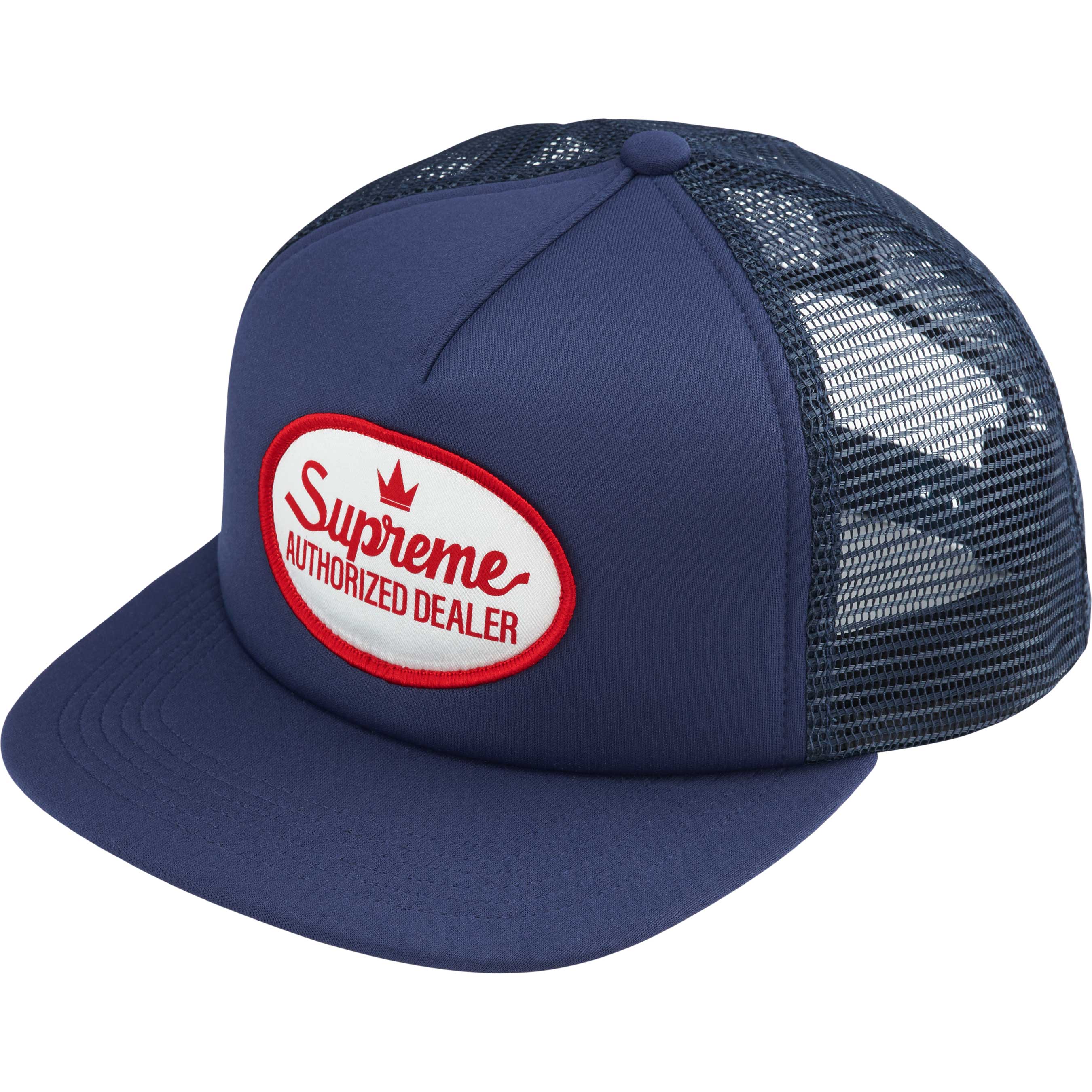 Supreme Authorized Mesh Back 5-Panel - Navy