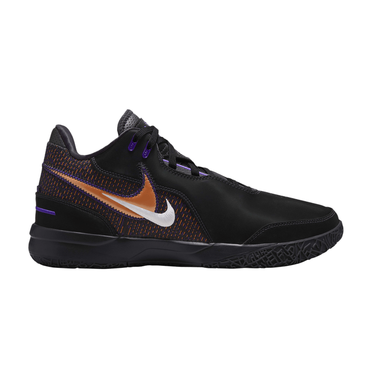 Nike Zoom LeBron NXXT Gen AMPD Black Field Purple Bright Mandarin