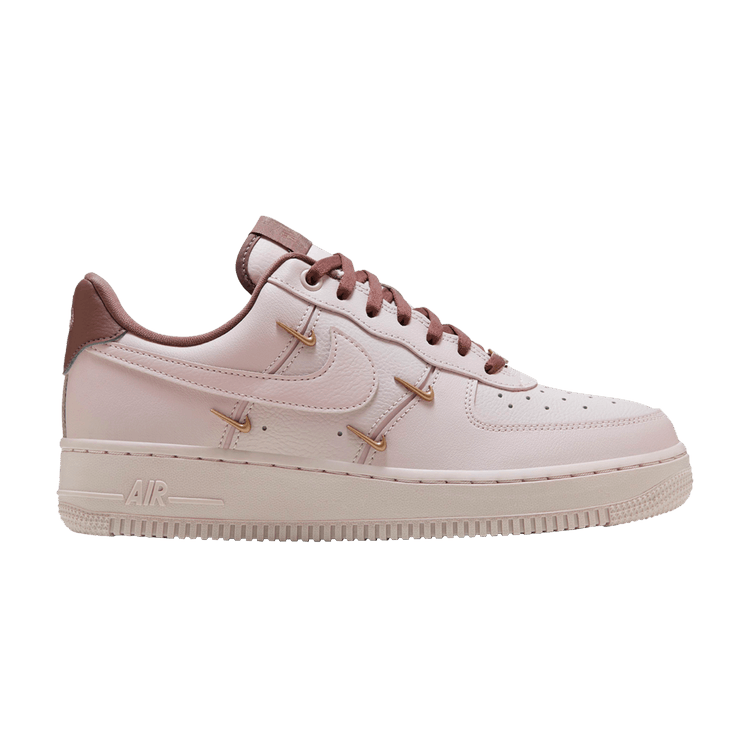 Nike Air Force 1 '07 LX CN Pink Oxford Gold Mini Swooshes (Women's)