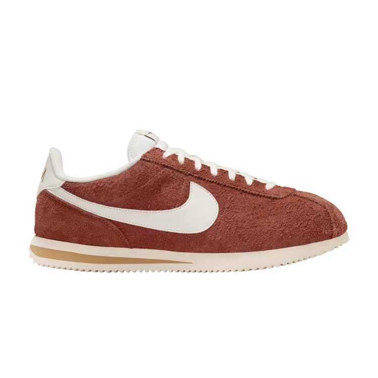 Nike Cortez SE Suede Dark Russet Flax Muslin Sail