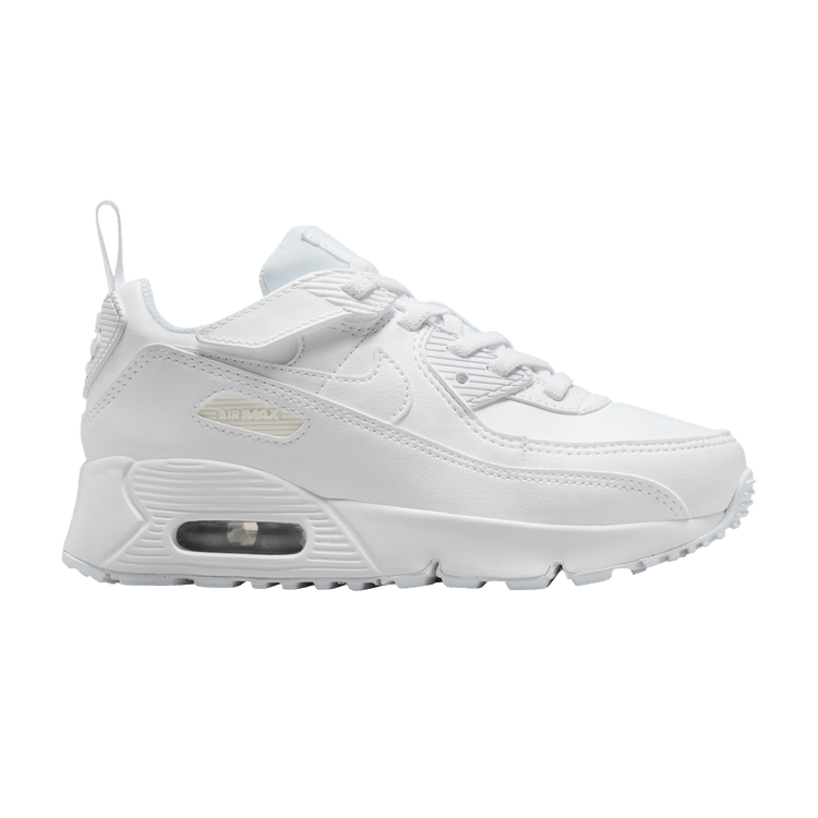 Nike Air Max 90 EasyOn White Metallic Silver (PS)