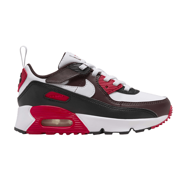 Nike Air Max 90 EasyOn Burgundy Crush Black University Red White (PS)