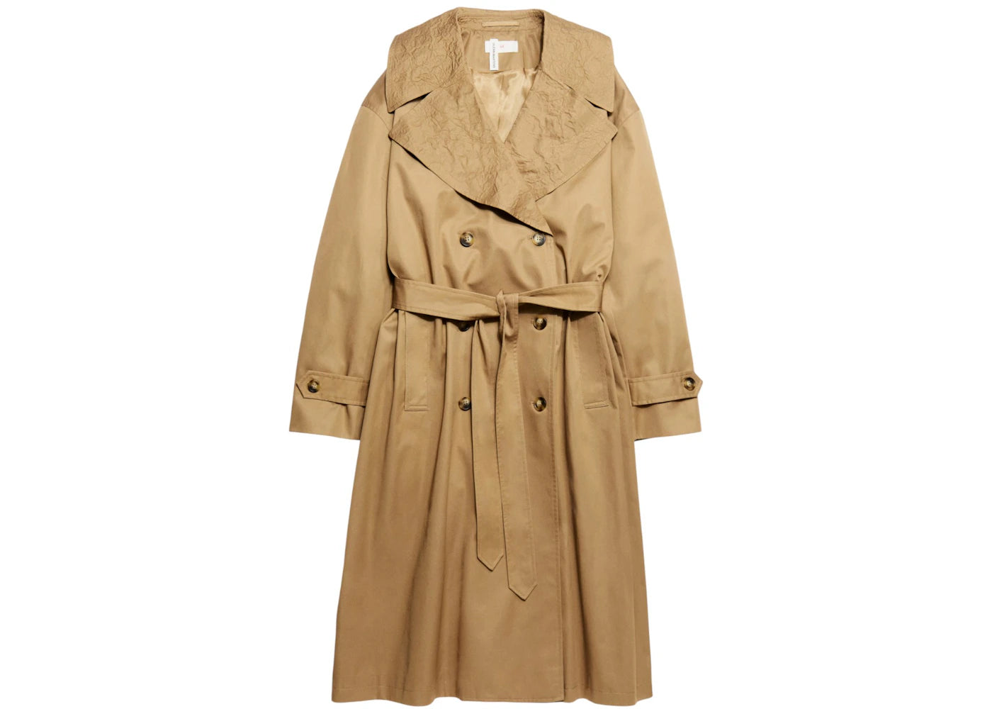 H&M x Glenn Martens Trench Coat Beige