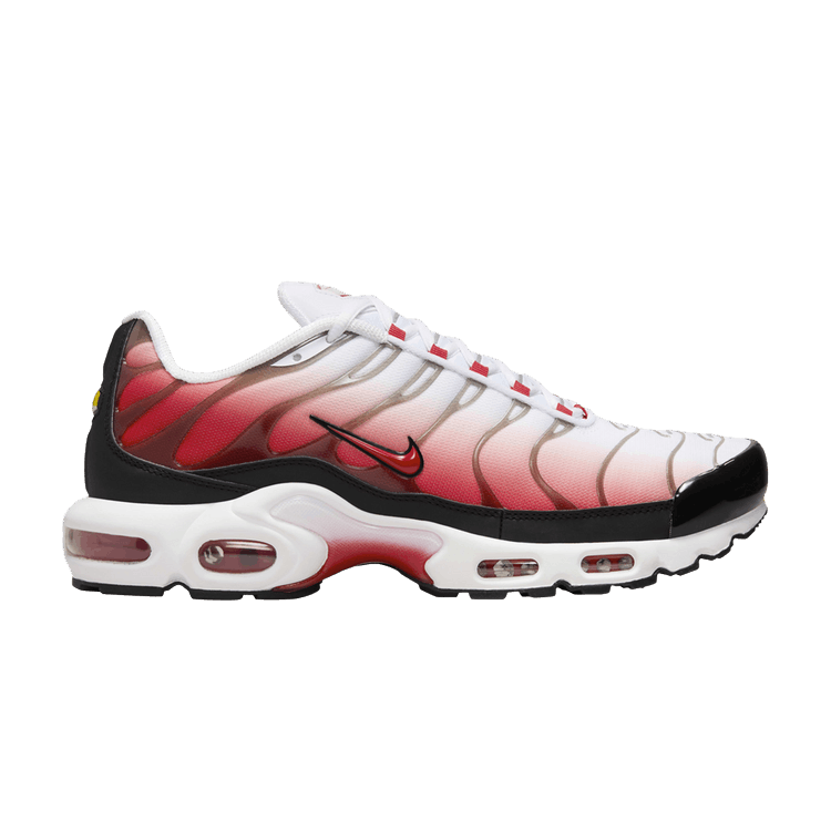 Nike Air Max Plus White Black University Red