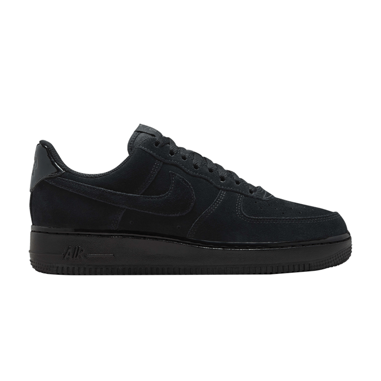 Nike Air Force 1 Low '07 Triple Black Suede (Women's)