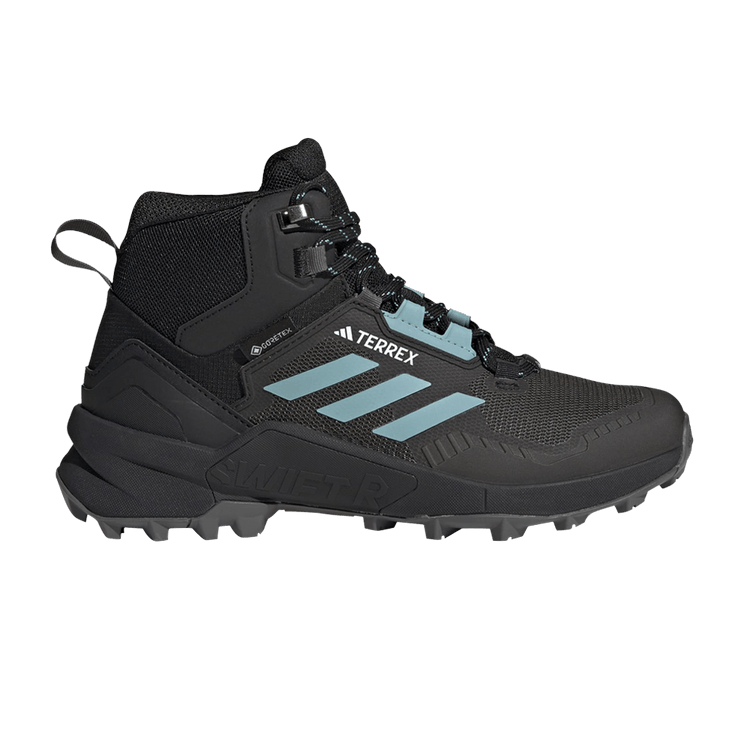 adidas Terrex Swift R3 Mid Gore-Tex Core Black Mint Ton Grey (Women's)