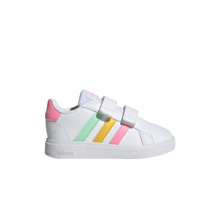 adidas Grand Court 2.0 Cloud White Pulse Mint Beam Pink (TD)