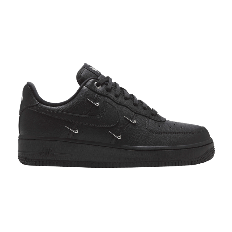 Nike Air Force 1 Low '07 LX Black Silver Mini Swoosh (Women's)