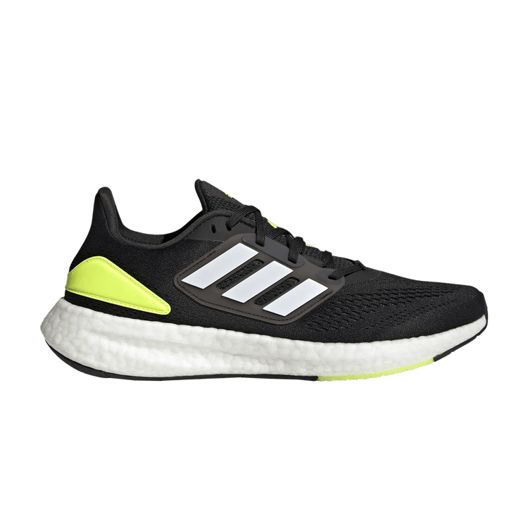 adidas Pureboost 22 Core Black Cloud White Solar Yellow