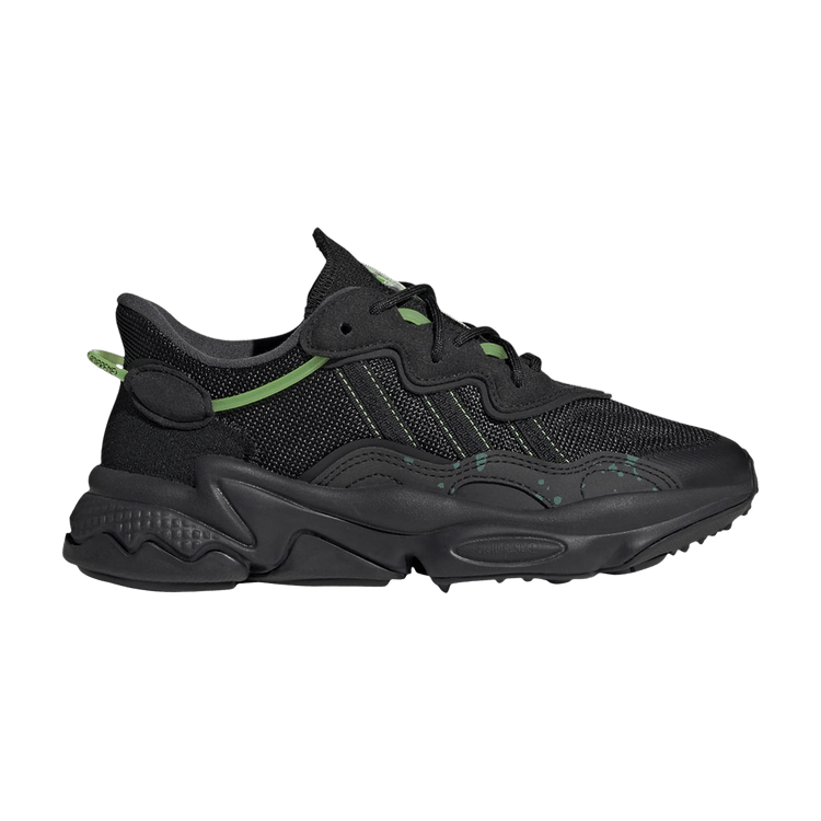 adidas Ozweego Black Solar Green (GS)