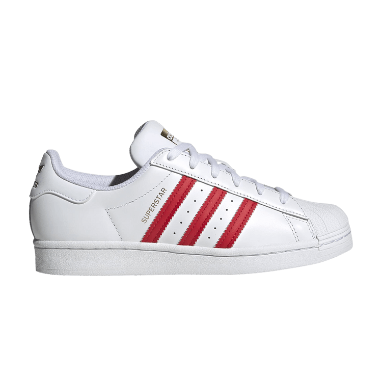 adidas Superstar White Better Scarlet Gold (Women's)