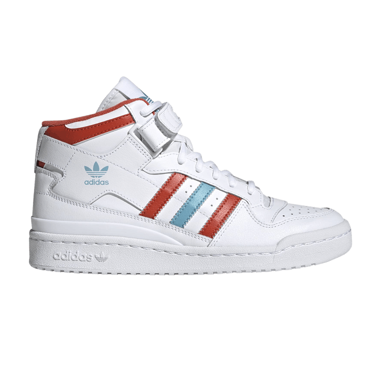adidas Forum Mid White Preloved Red Blue (Women's)