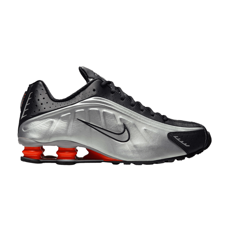 Nike Shox R4 Black Metallic Silver (2025)