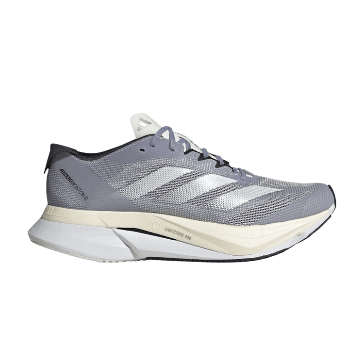 adidas Adizero Boston 12 Silver Violet Cloud White Silver Dawn (Women's)
