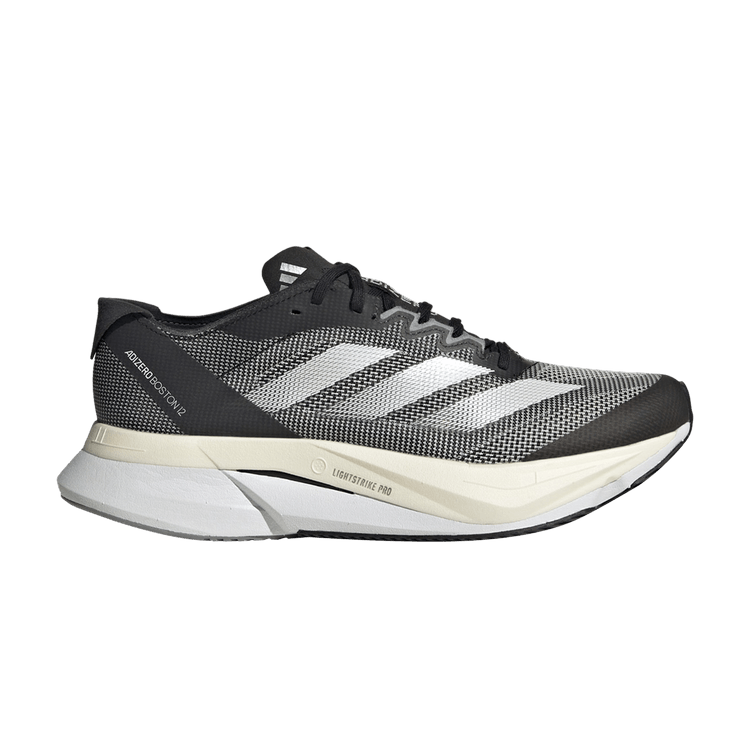 adidas Adizero Boston 12 Core Black Cloud White Carbon (Women's)