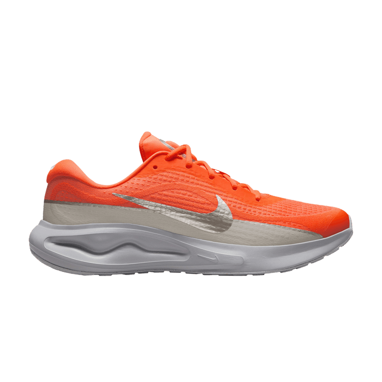 Nike Journey Run Premium Hyper Crimson Wolf Grey Safety Orange Metallic Silver