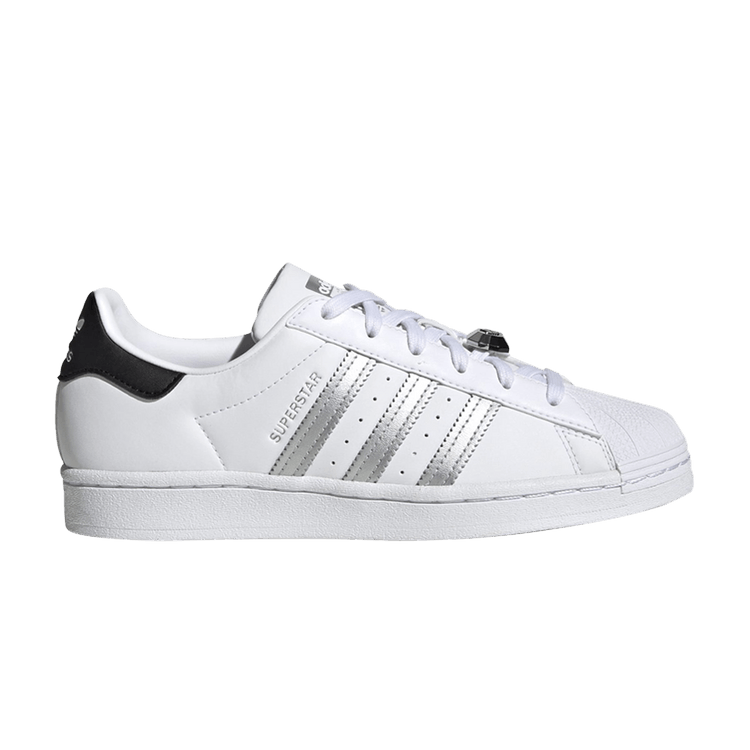 adidas Superstar Cloud White Silver Metallic Core Black (Women's)