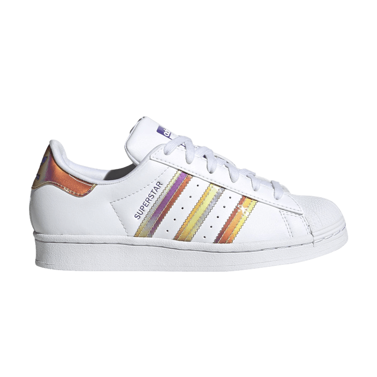 adidas Superstar Cloud White Purple Rush (GS)