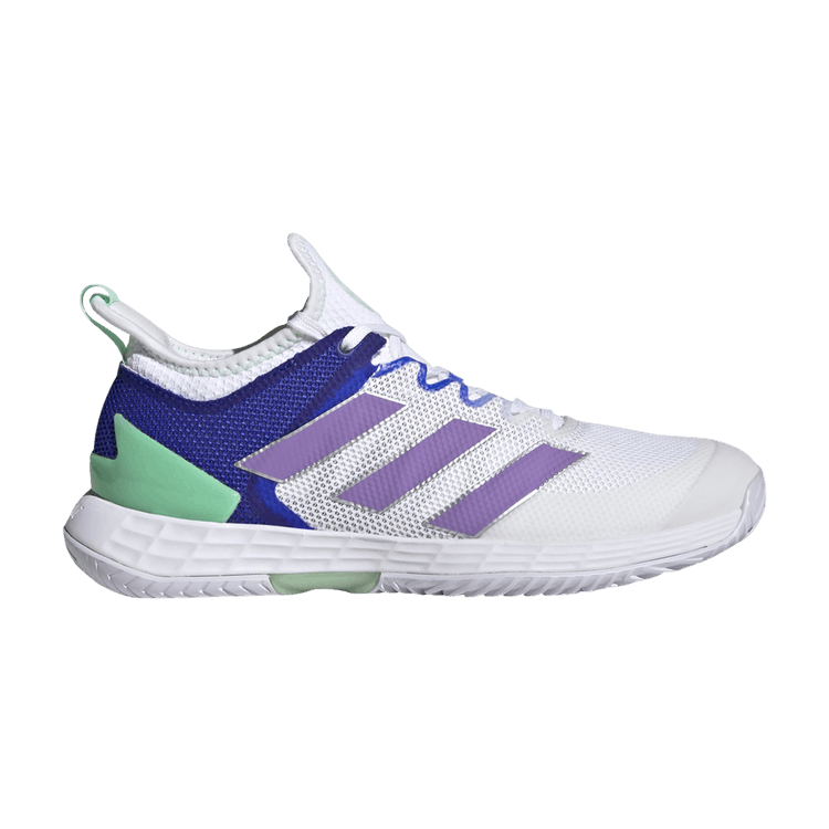 adidas Adizero Ubersonic 4 Cloud White Violet Fusion Silver Metallic (Women's)