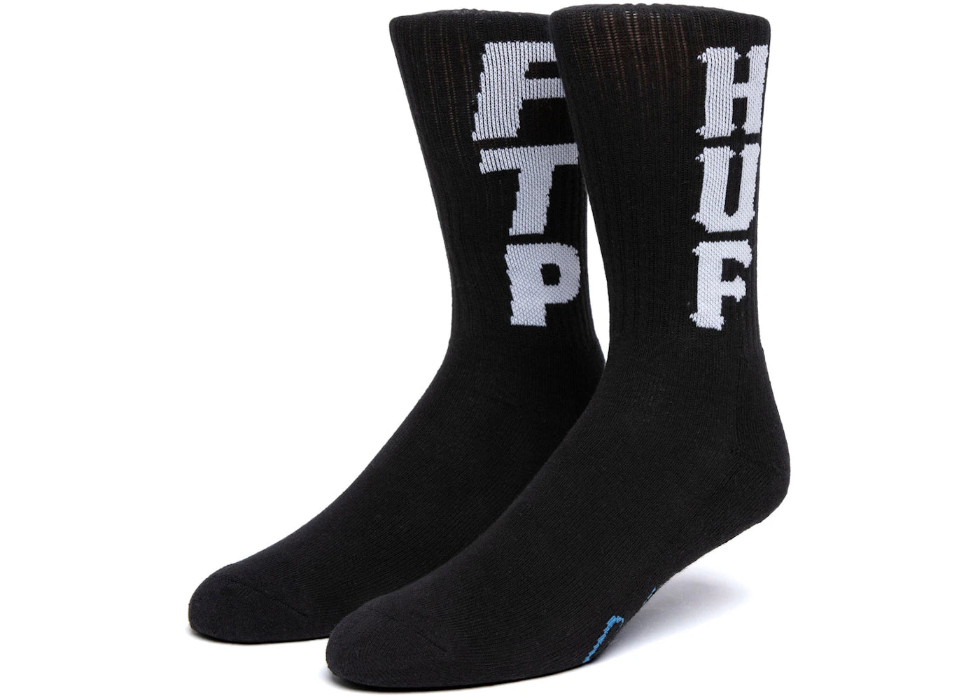 HUF x FTP Crew Socks Black