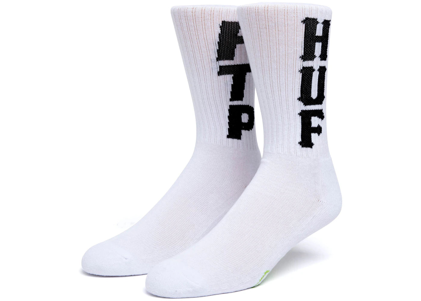 HUF x FTP Crew Socks White