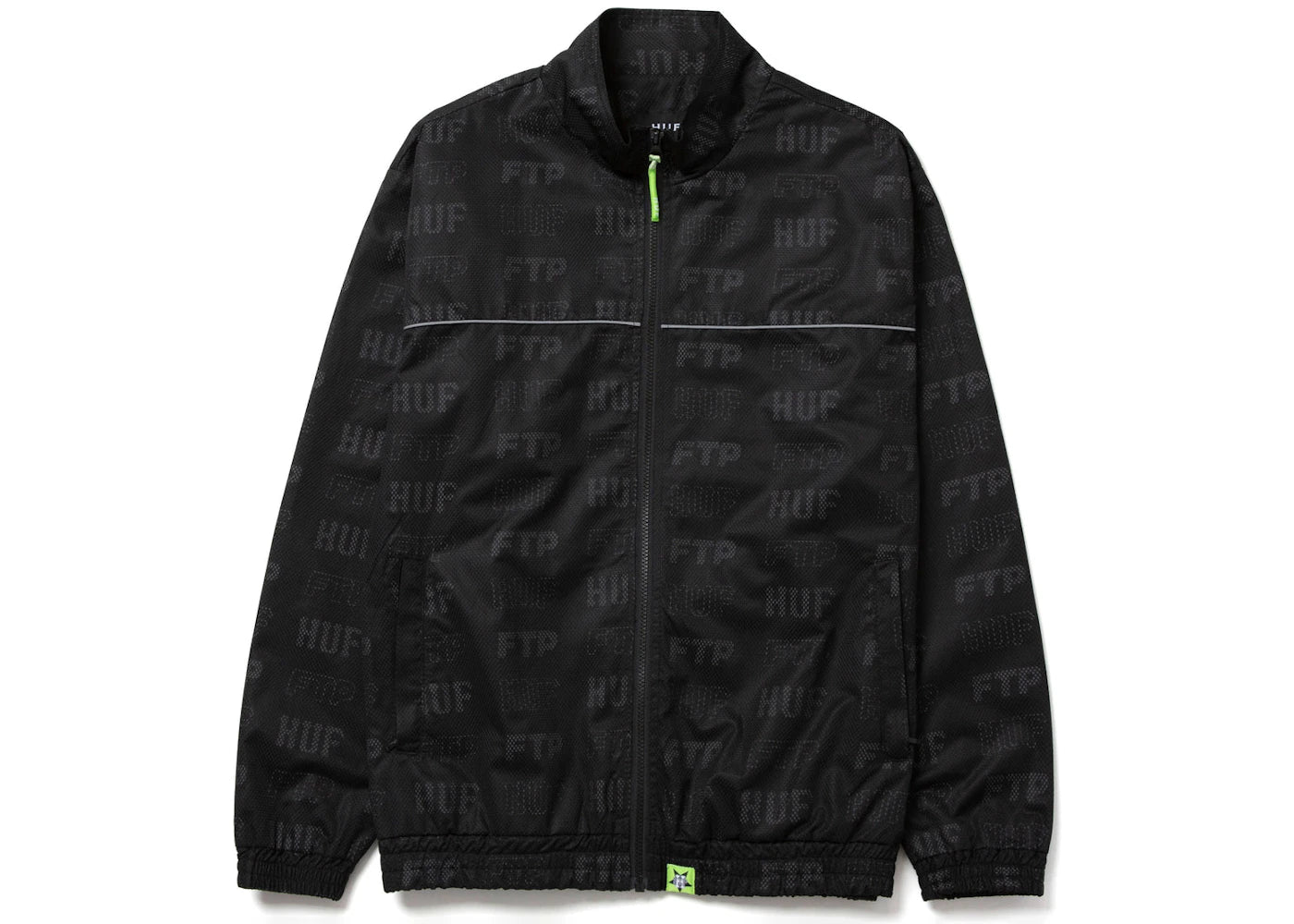 HUF x FTP Track Jacket Black