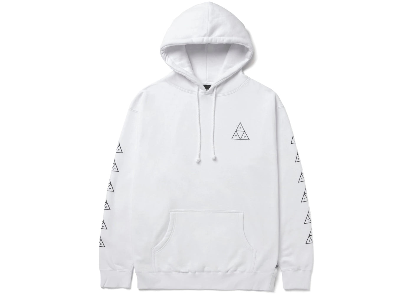 HUF x FTP Triple Triangle Pullover Hoodie White