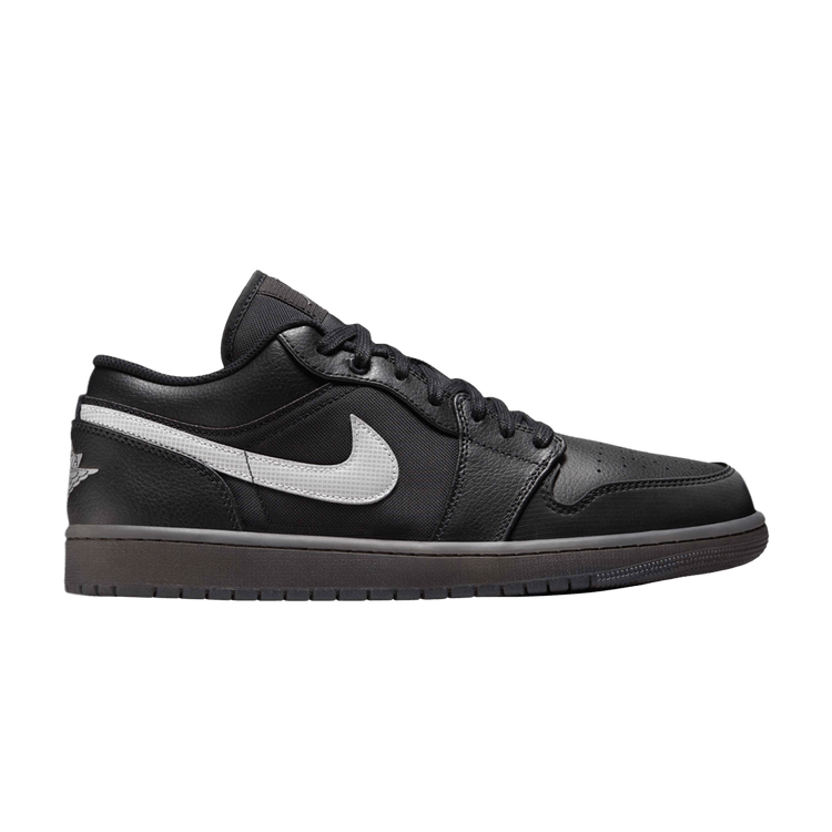 Jordan 1 Low Black White Dark Smoke Grey