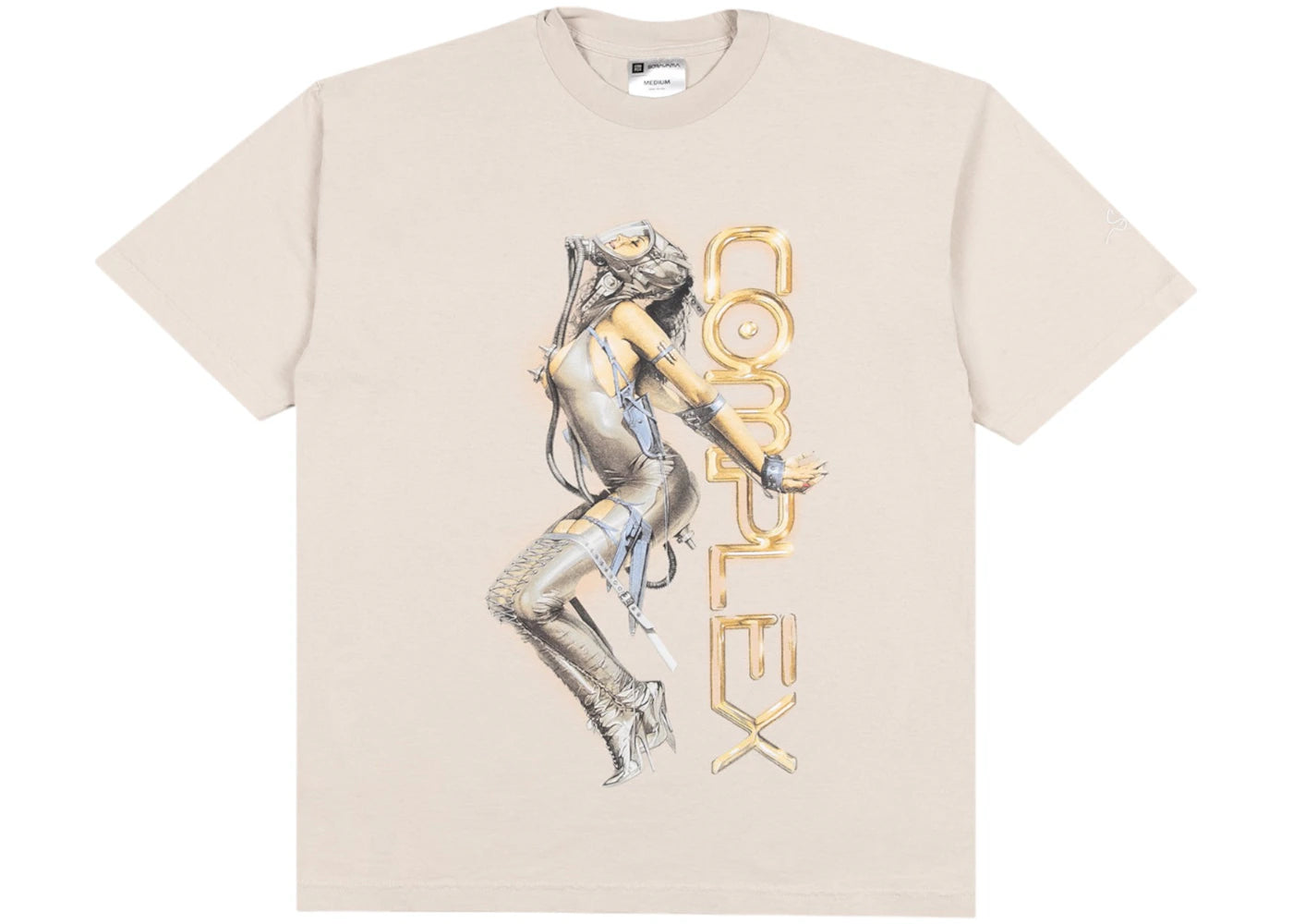 Hajime Sorayama x ComplexCon Gold Dust T-Shirt Light Brown
