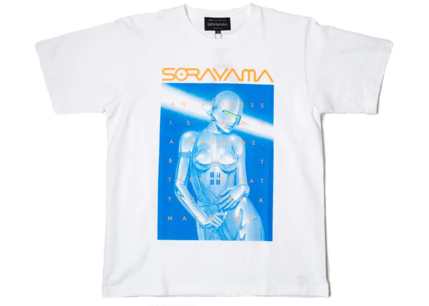 Hajime Sorayama x Medicom Toy Sexy Robot 01 Tee White/Blue