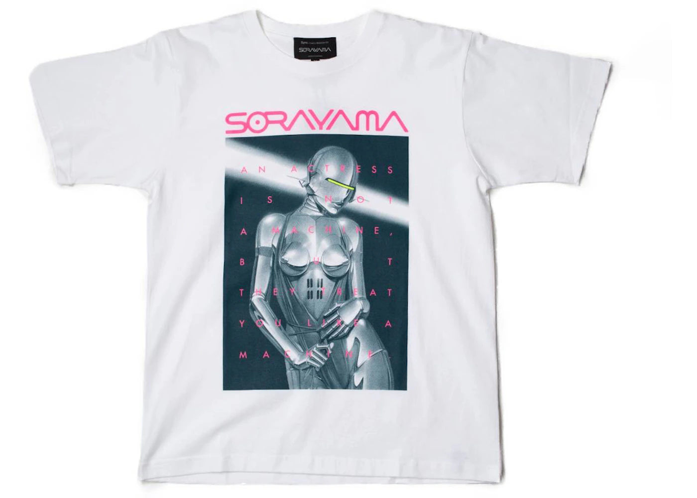 Hajime Sorayama x Medicom Toy Sexy Robot 01 Tee White/Dark Green