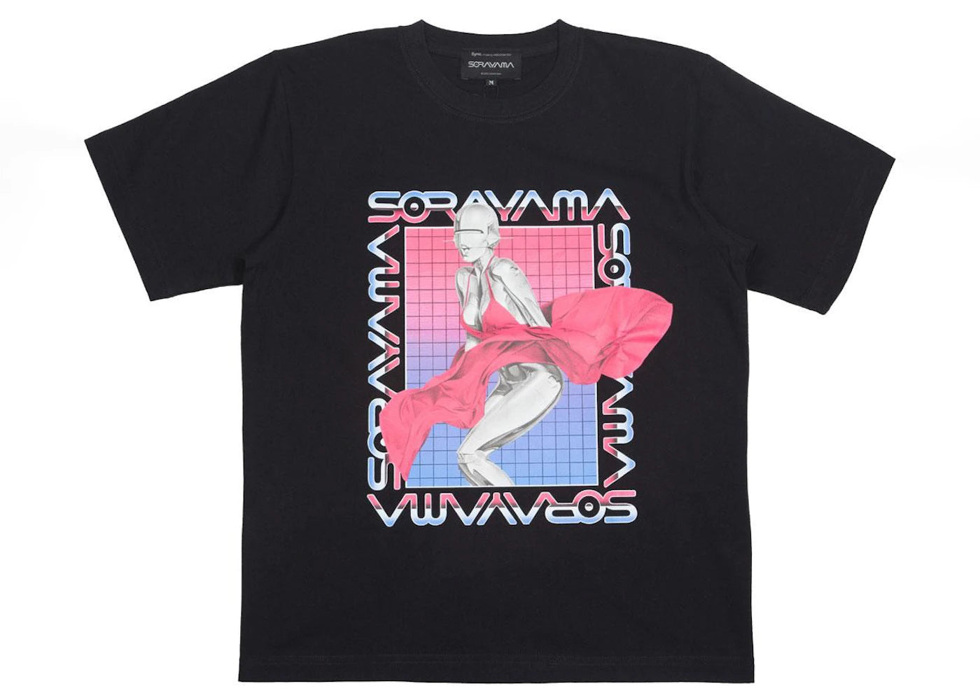 Hajime Sorayama x Medicom Toy Sexy Robot 03 Tee Black